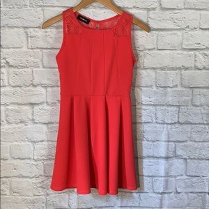 Amy Byer Coral Colored Dress